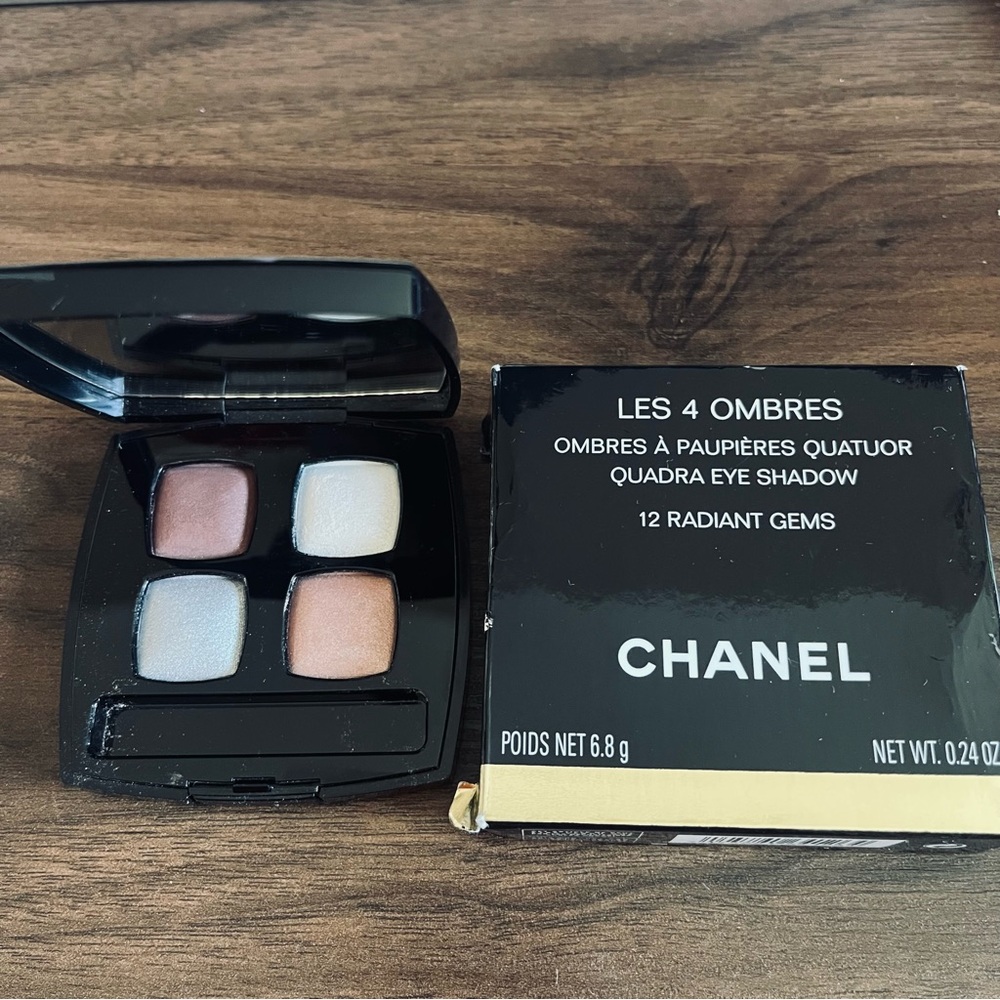 Chanel LES 4 OMBRES 12 Radiant GEMS Quadra Eye Shadows Palette Discontinued RARE